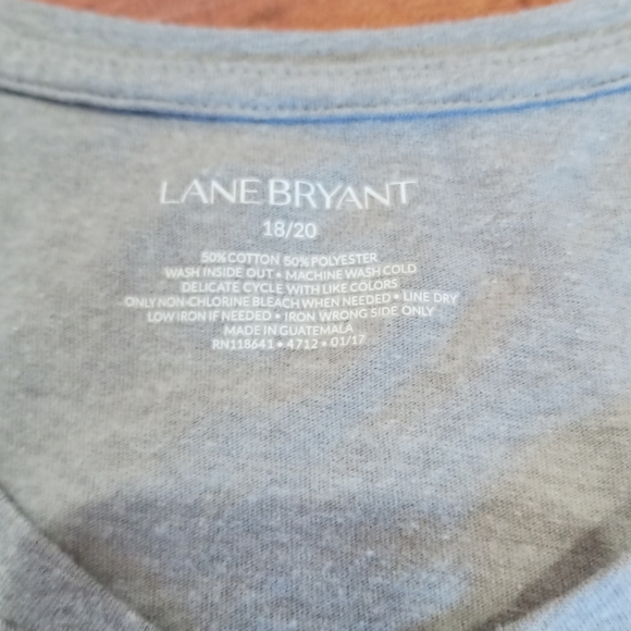 Lane Bryant Gray "Boss" T-Shirt, 18/20 - Picture 3 of 5